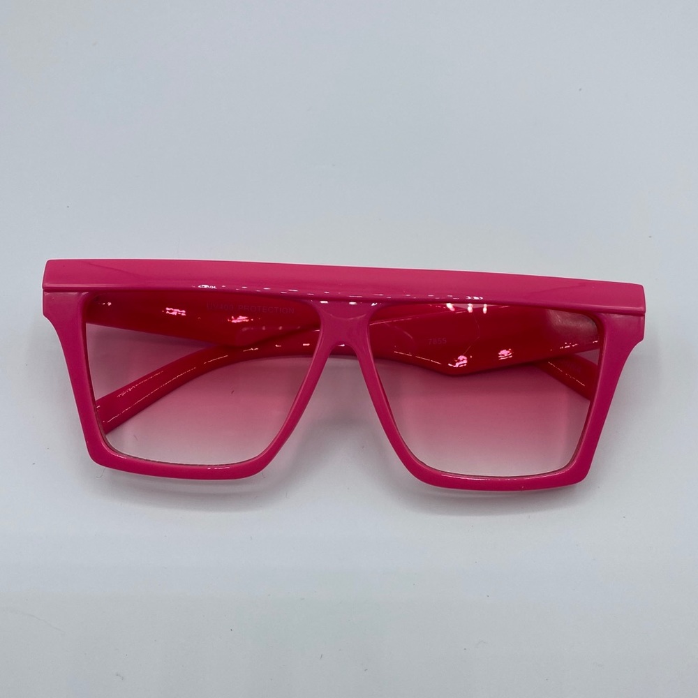 Flat Top Pink Gradient Sunglasses